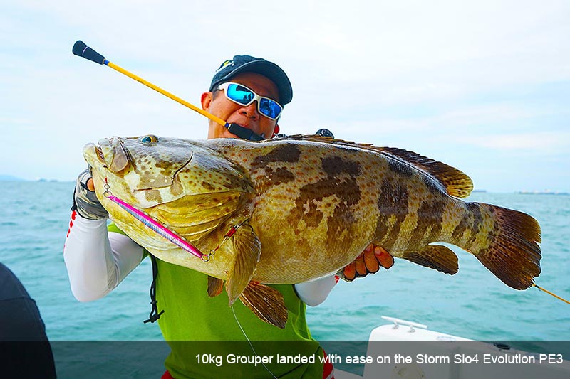 Storm - Gomoku Slo4 Evolution - Overhead Slow Fall Jigging Rods - Catch Report Image 2 - Fred Goh | Eastackle